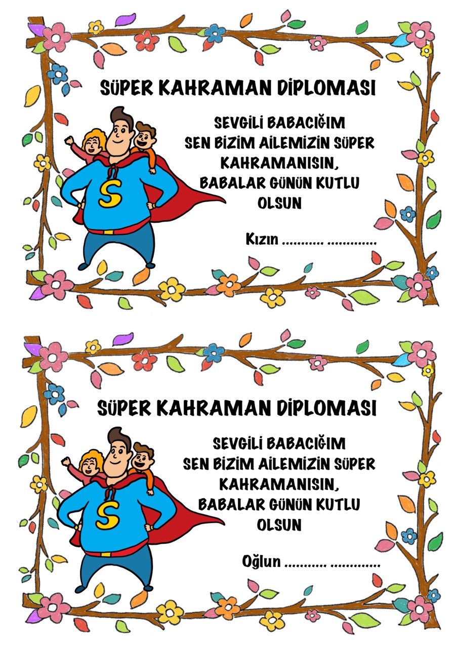 Babalar Günü Sertifikası