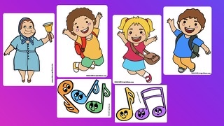 A4 Kapı Süsü Görselleri RENKLİ  ( Hafize Ana ve Çocuklar)