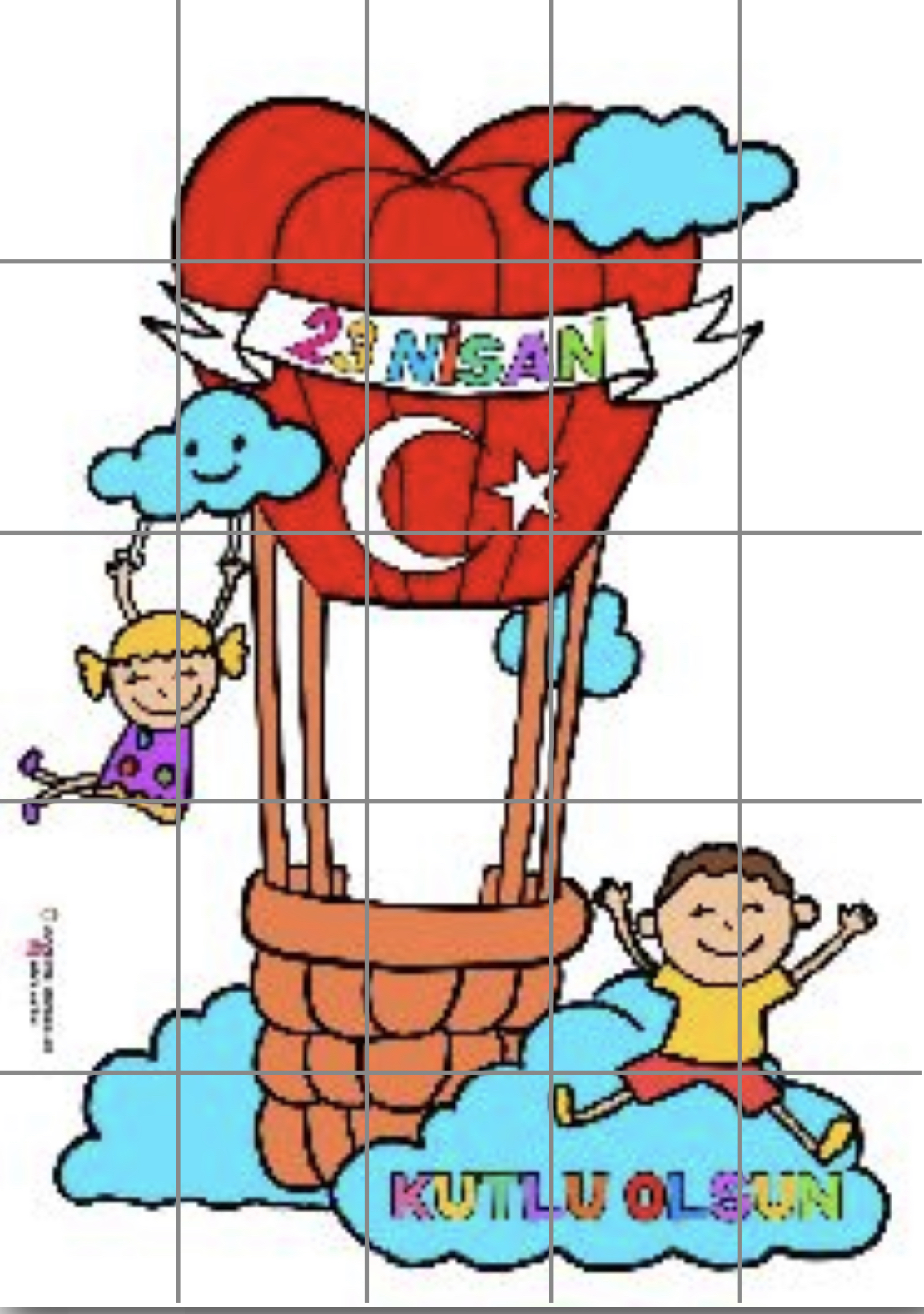 25 A4 Fotoğraf Çekilmelik Balon RENKLİ