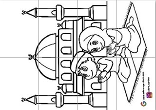 8 A4 Cami ve Çocuklar RENKSİZ