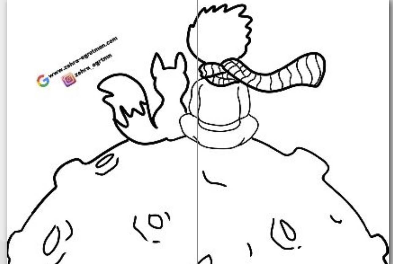 2 A4 Küçük Prens RENKSİZ