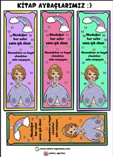 Hediyelik Prenses Sofia Ayraçları