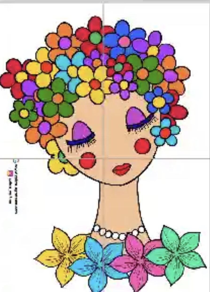 8 Mart Çiçek Kadın ( 4 A4 RENKLİ)