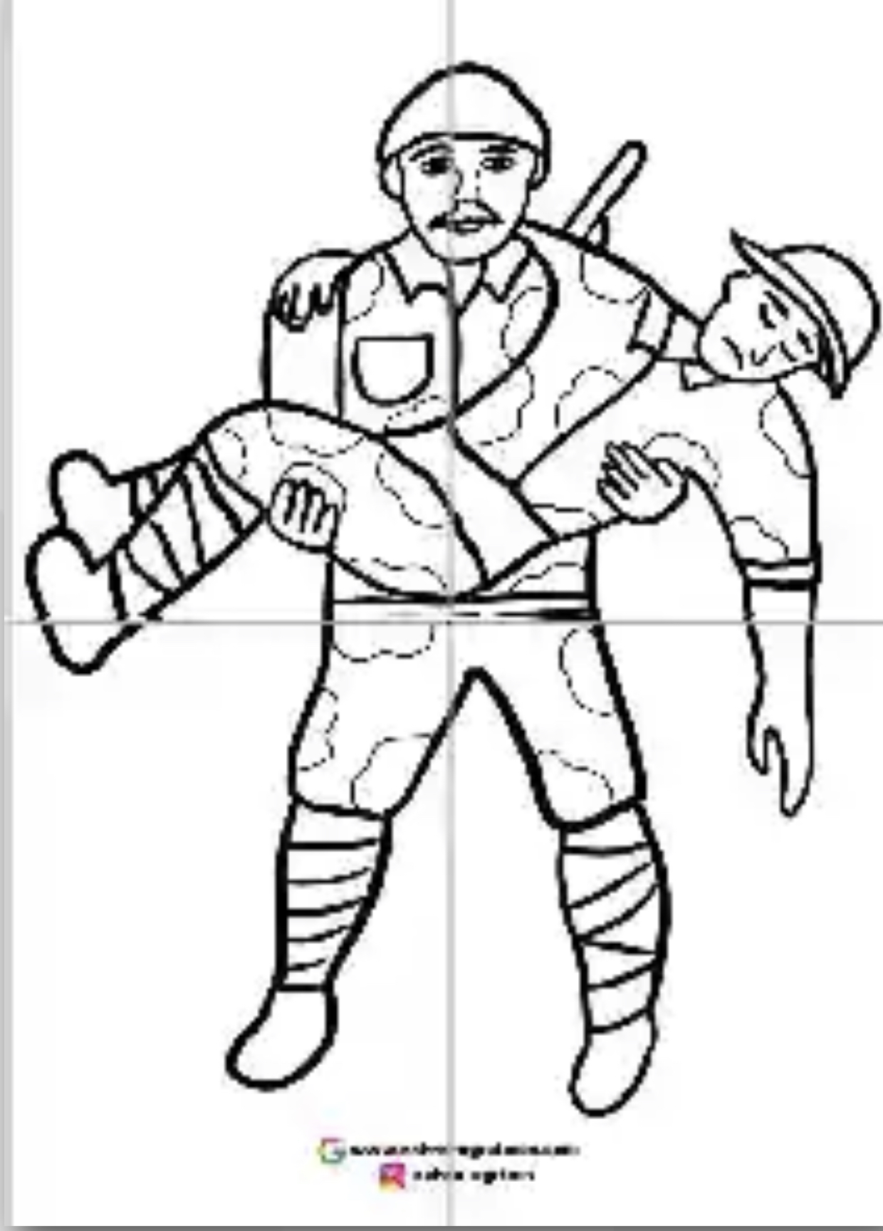 4 A4 Asker Taşıyan Asker RENKSİZ