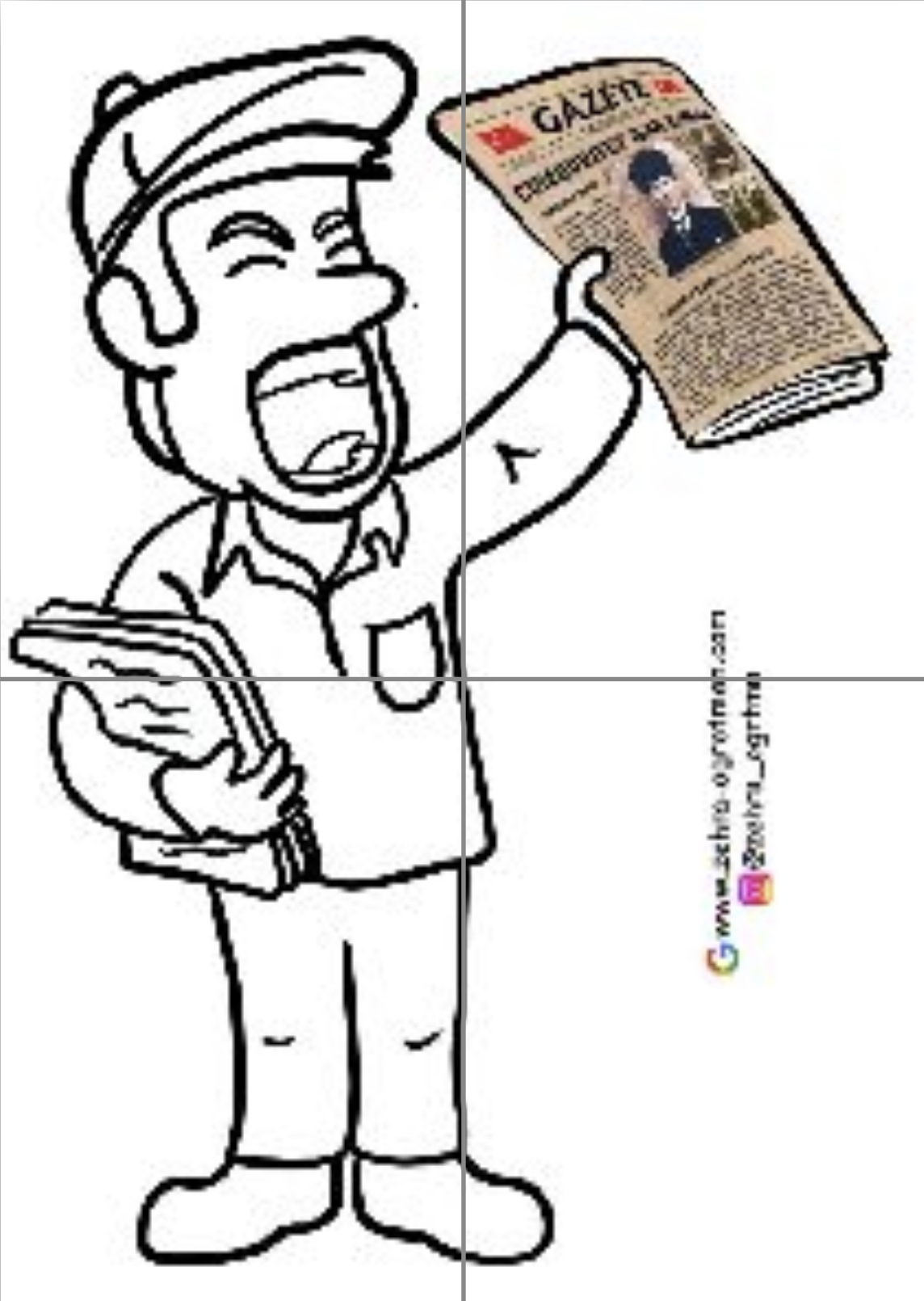 4 A4 Gazete Satan Çocuk 2 RENKSİZ