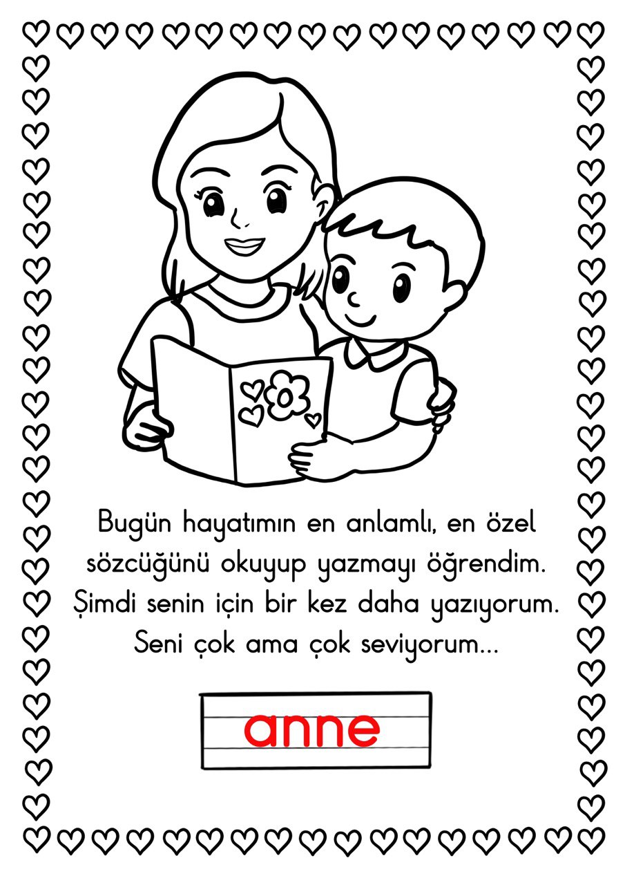 Anne Yazma Etkinliği