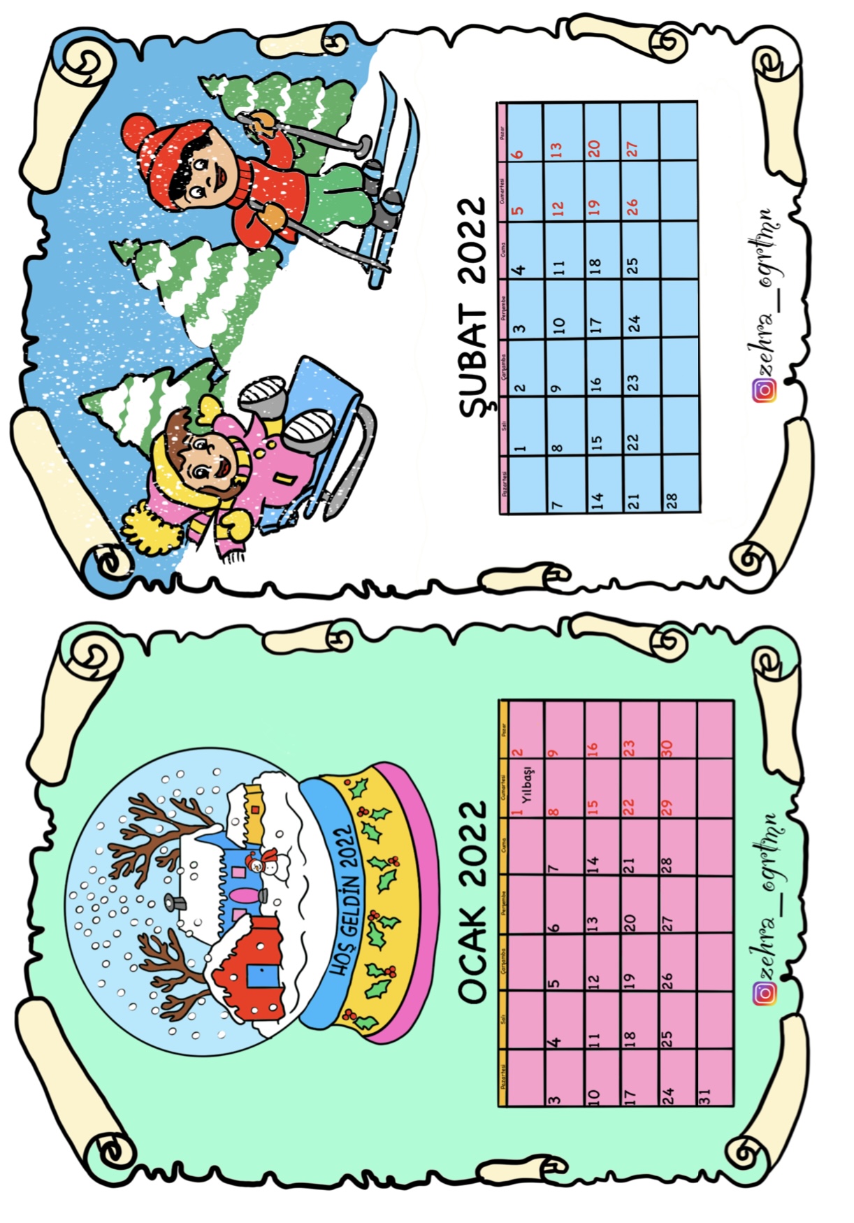 Masaüstü 2022 Takvimi