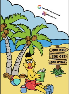 A4 Susam Sokağı Karne Kılıfı Ön Kapak 4