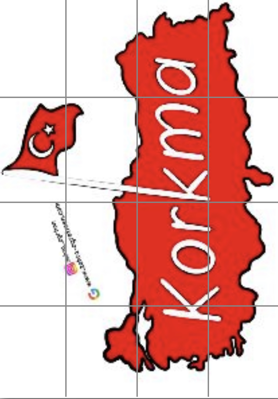 16 A4 Korkma Türkiye Haritası RENKLİ