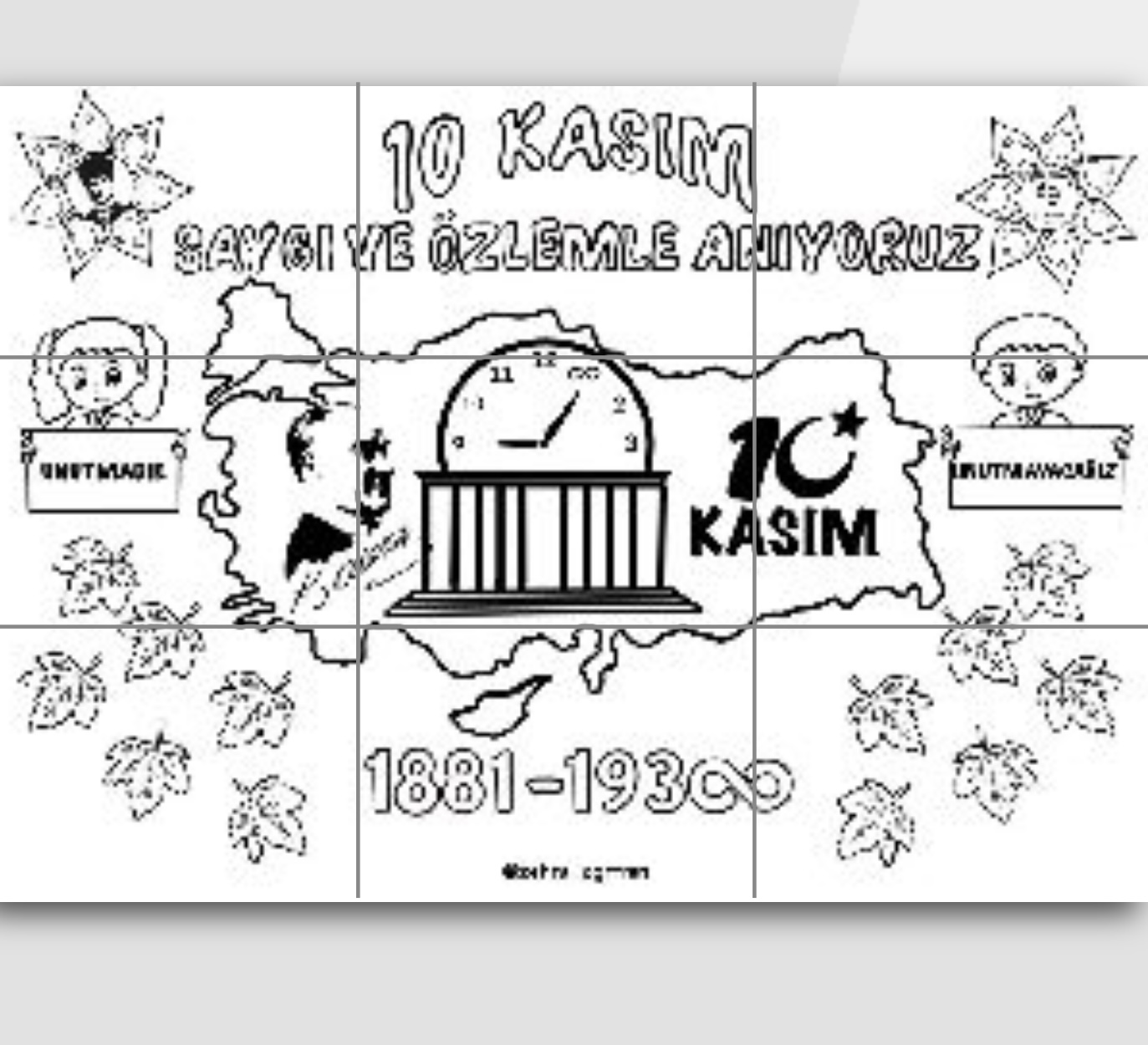 (9 a4) 10 Kasım Boyama Çalışması
