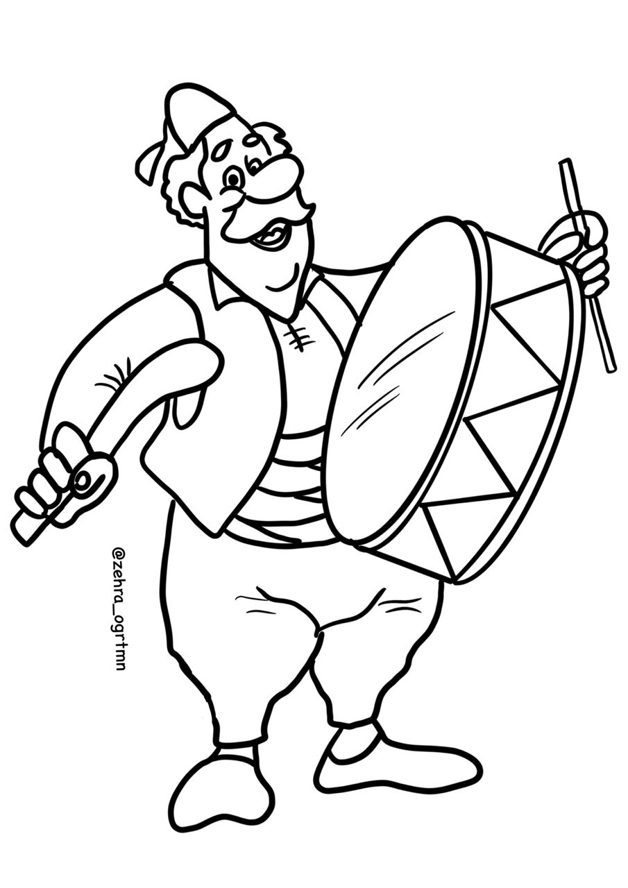 9 A4 Ramazan Davulcusu 1 Renksiz