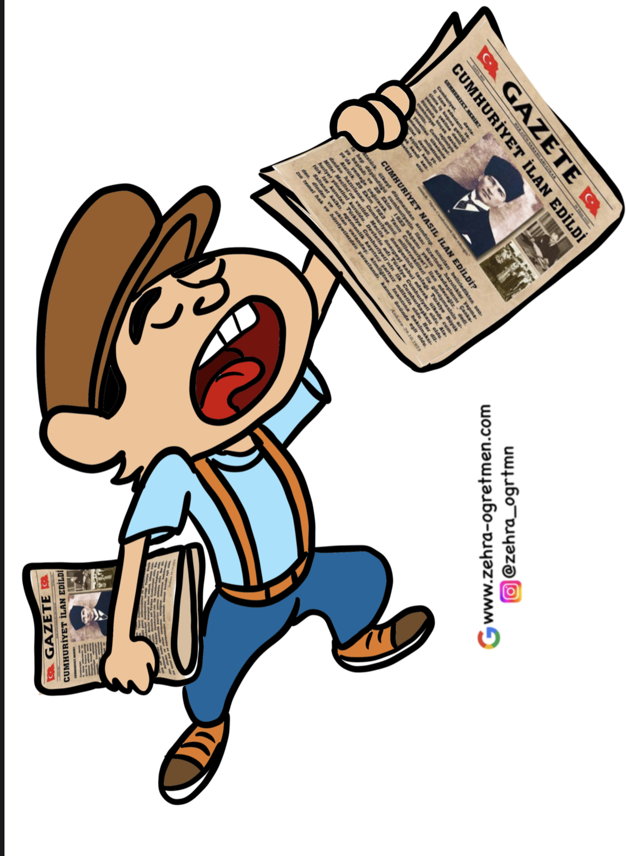 A4 Boyut Gazete Satan Çocuklar