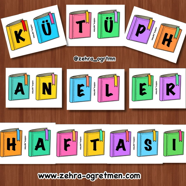 Kütüphaneler Haftası Pano Yazısı