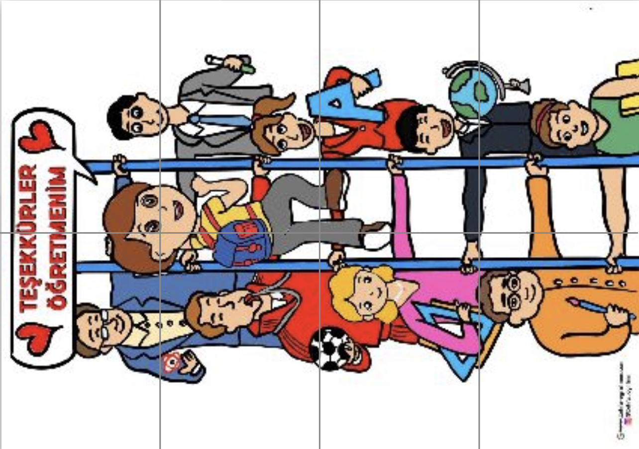 8 A4 Merdiven Çıkan Çocuk RENKLİ