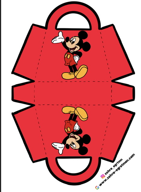Mickey ve Minnie Hediye Kutuları