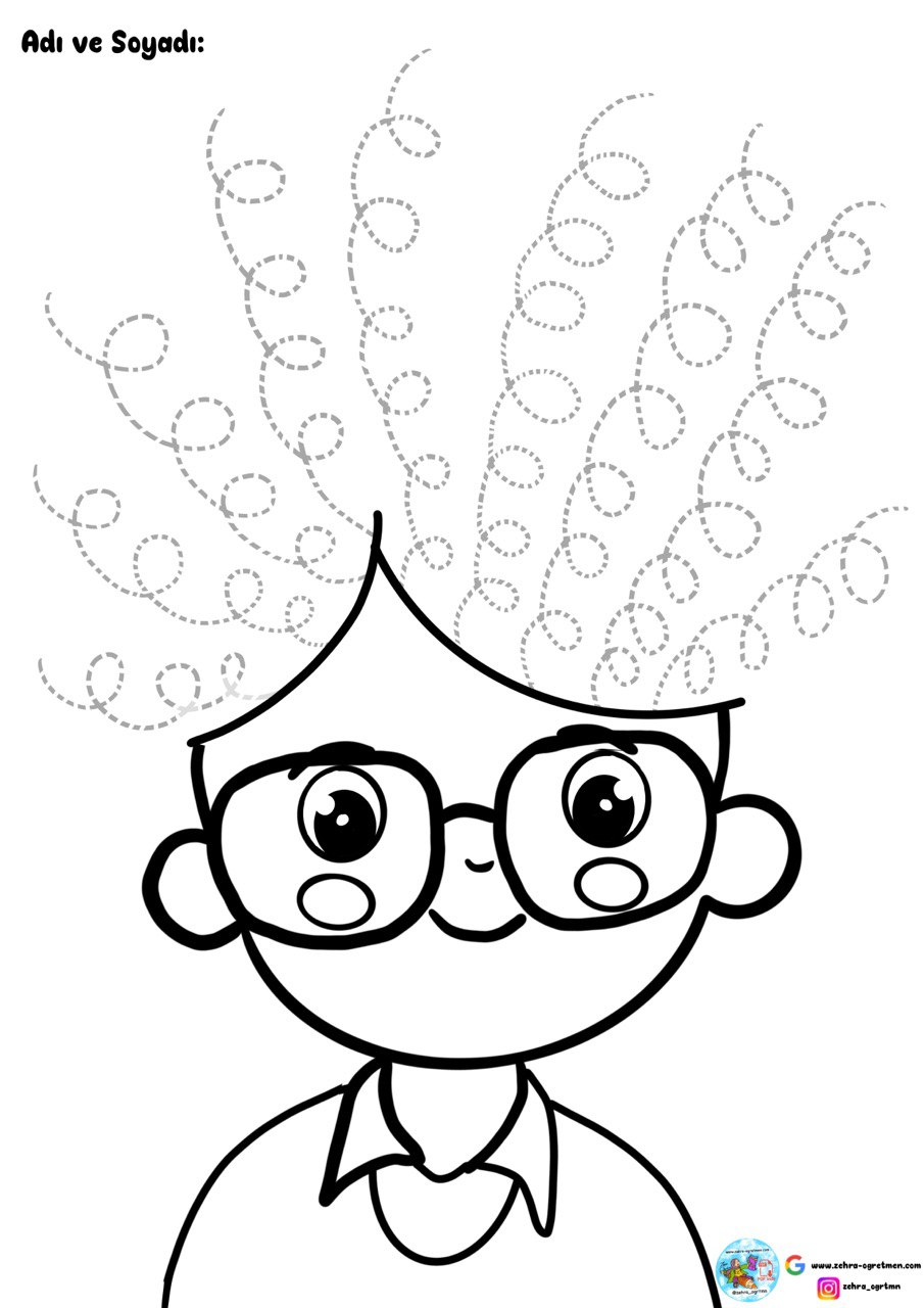 Saç Çizmeli Çizgi Çalışmaları