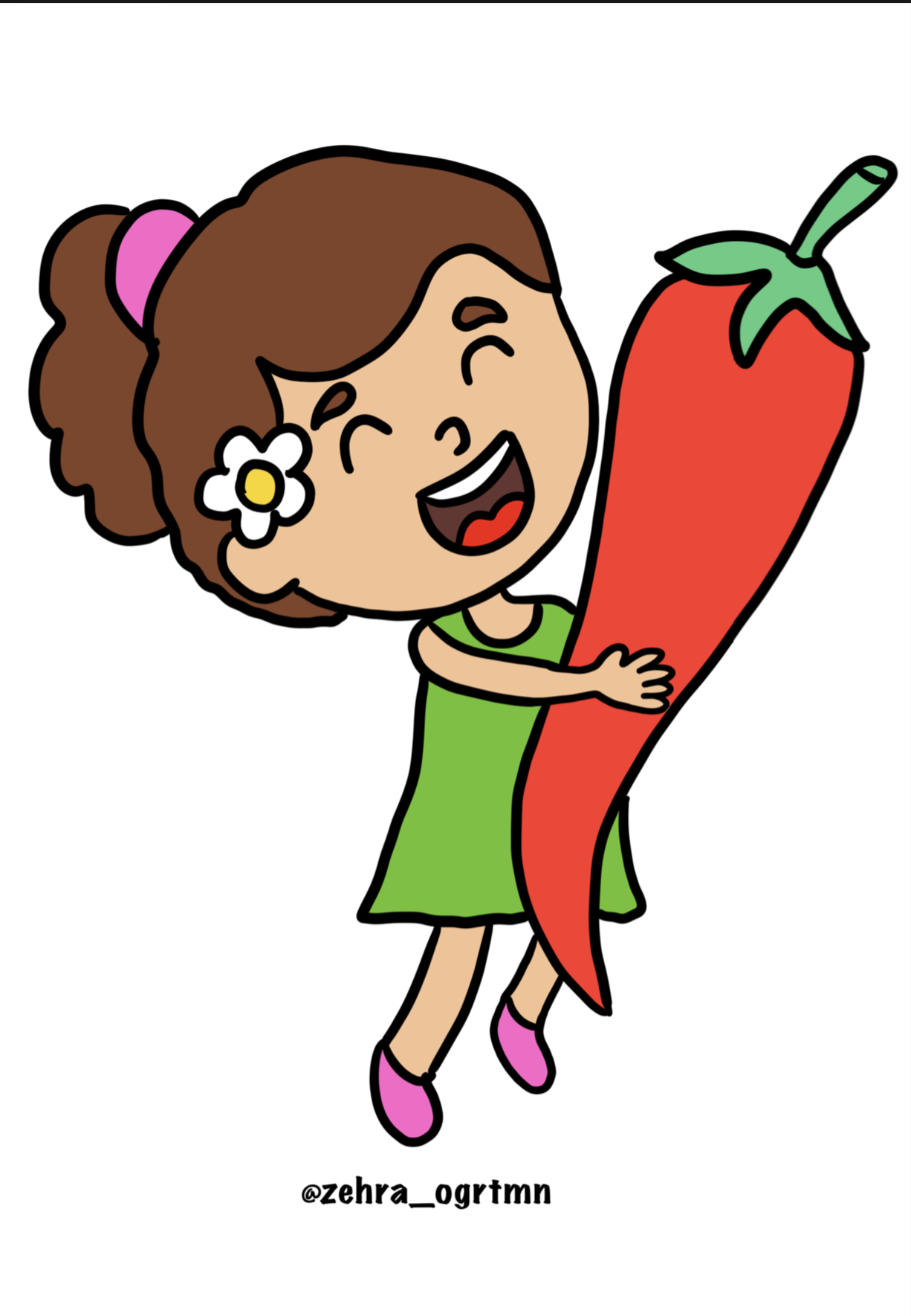 2021 Yerli Malı Pano Görselleri Meyveli Çocuklar