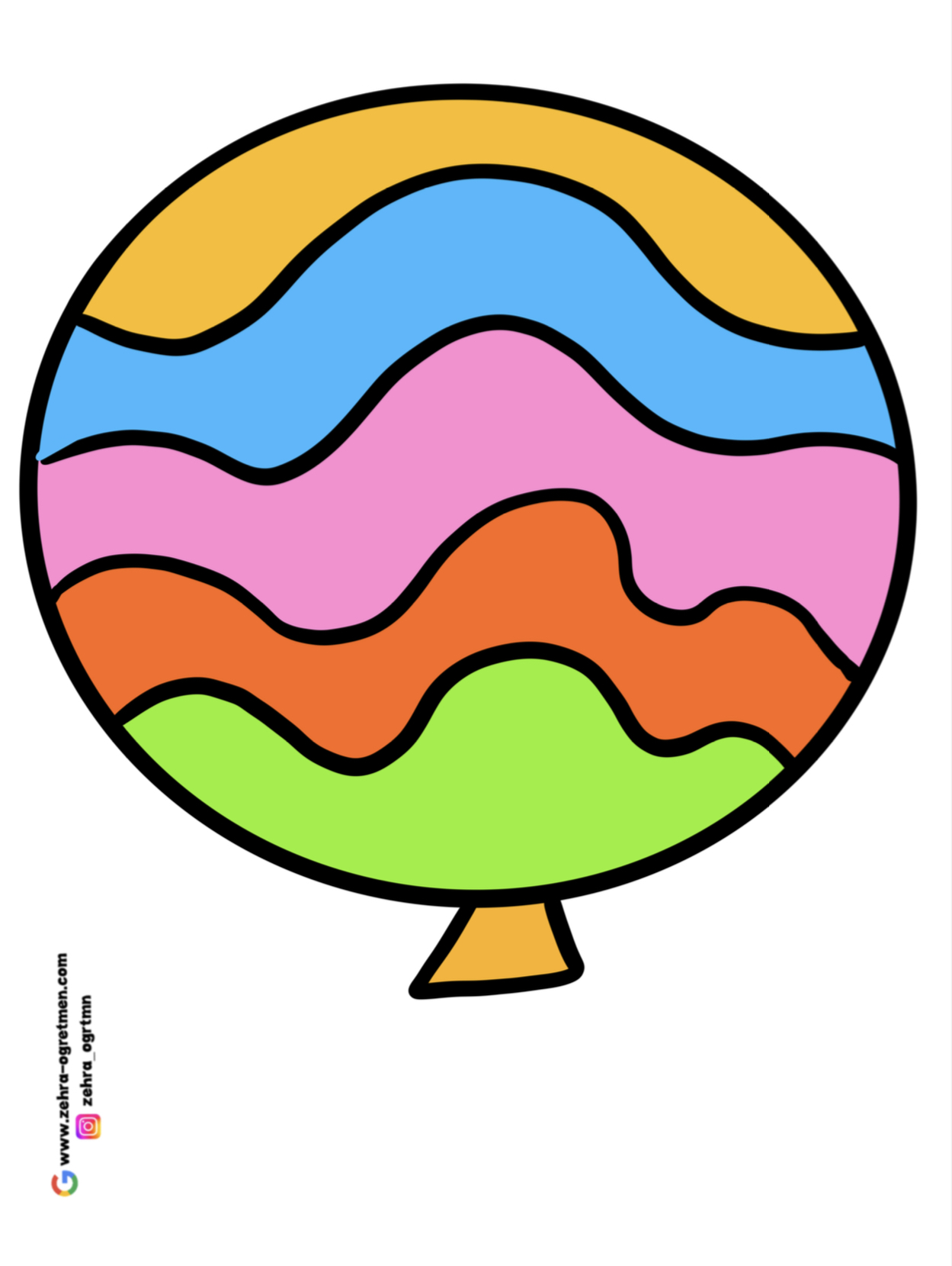 23 Nisan Panosu Balonlar