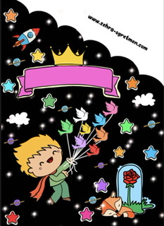 A4 Küçük Prens Karne Kılıfı ÖN KAPAK 1