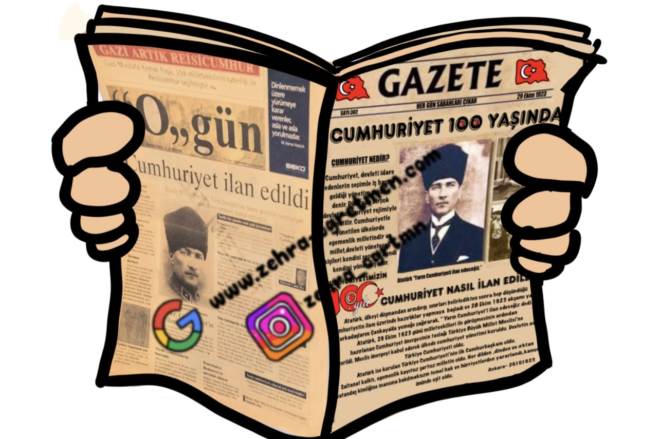 29 Ekim 100 Yaşında Gazetesi ( Kafa eklemeli)