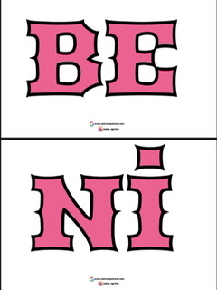 Benim Annem Bir Melek Pano Yazısı RENKLİ