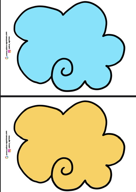 23 Nisan Panosu Bulutlar