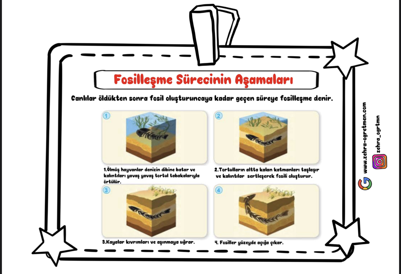 1.Konu Yer Kabuğunun Yapısı Madenler Kayaçlar Fosiller ( A4 RENKSİZ)