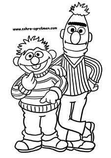 4 A4 Susam Sokağı Karakteri 5 RENKSİZ