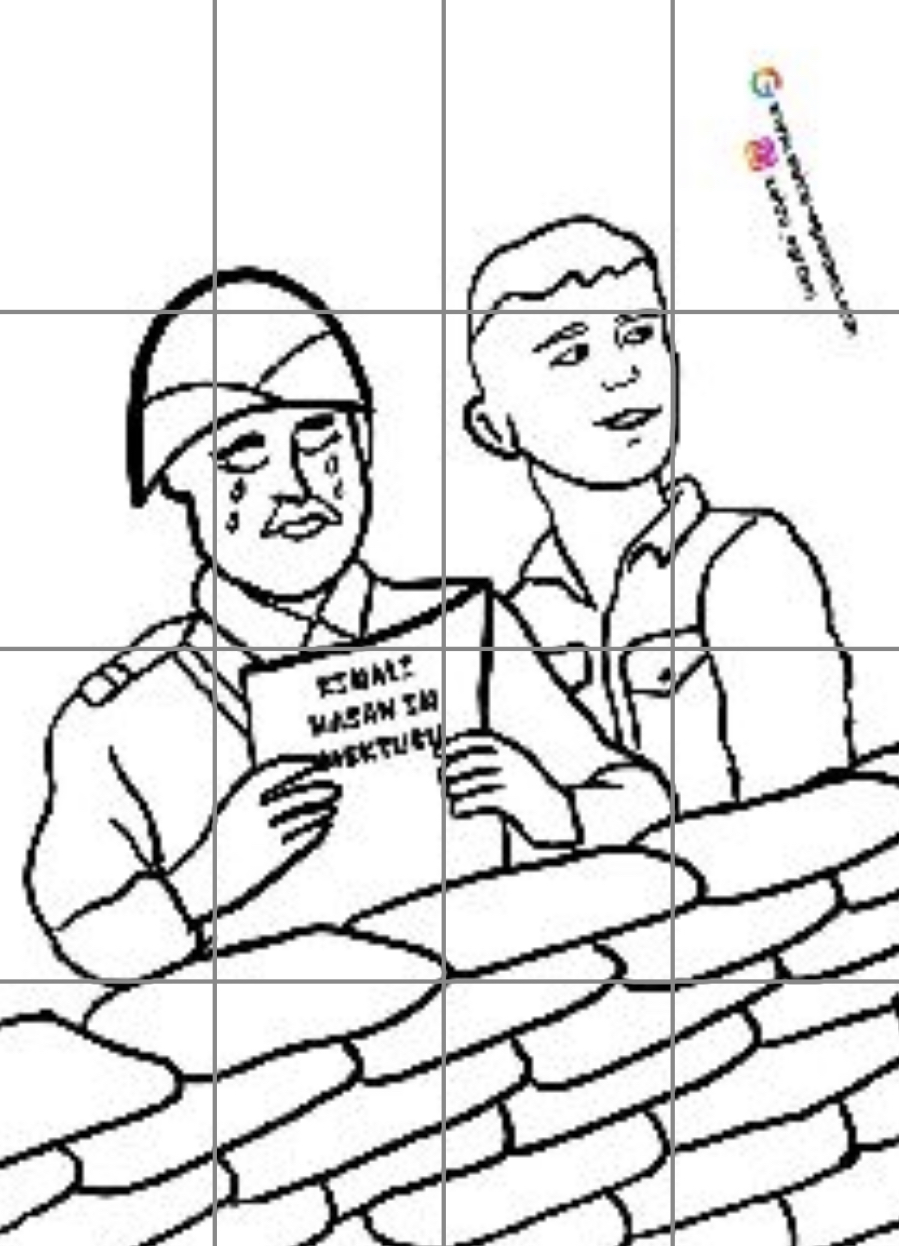 16 A4 Kınalı Hasan ve Komutanı RENKSİZ