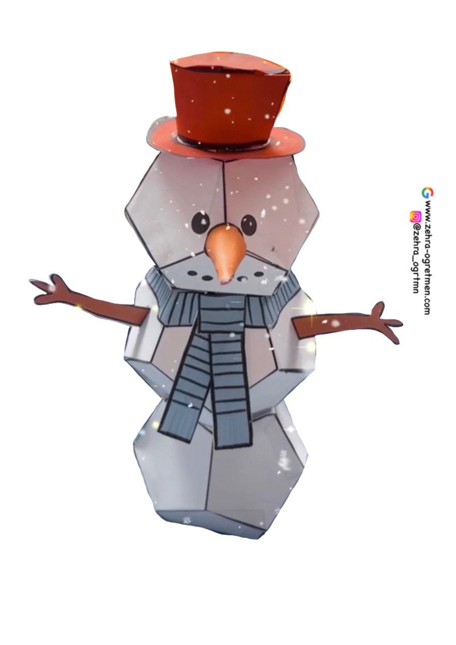 3 Boyutlu Kardan Adam Etkinliği 2022