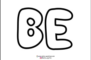 Benim Annem Bir Melek Yazı Şablonu RENKSİZZ