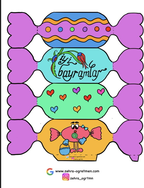 İyi Bayramlar Bayram Şekeri Kutusu