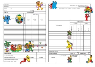 SUSAM SOKAĞI KARNE BASKI SÜSÜ 2023