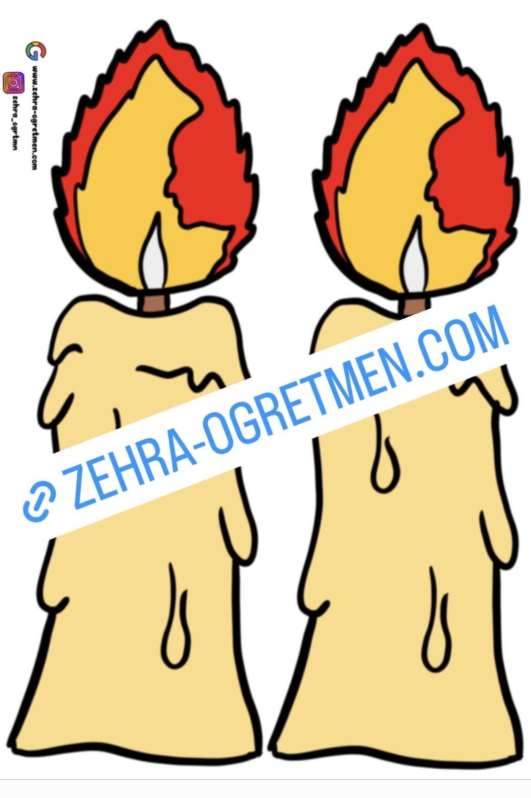 ( PANO 4) Mum RENKLİ RENKSİZ A4