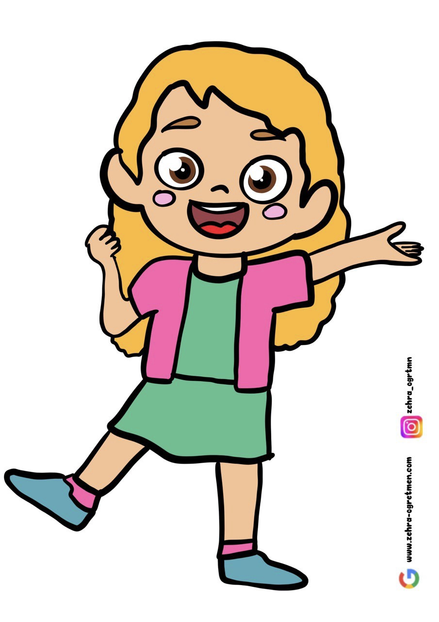 4 A4 İlköğretim Haftası Pano Çocuk 3 RENKLİ