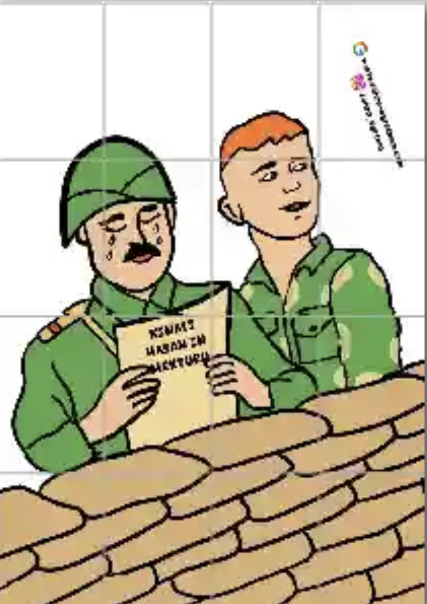 16 A4 Kınalı Hasan ve Komutanı RENKLİ