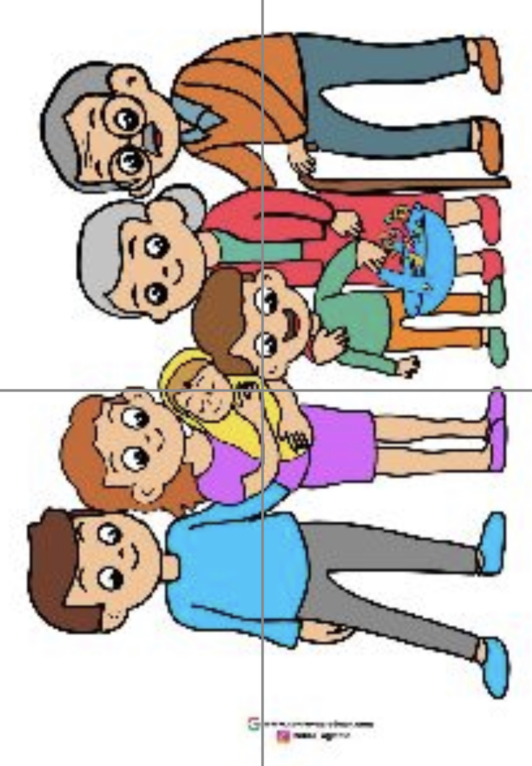 4 A4 Aile Bayram Panosu RENKLİ