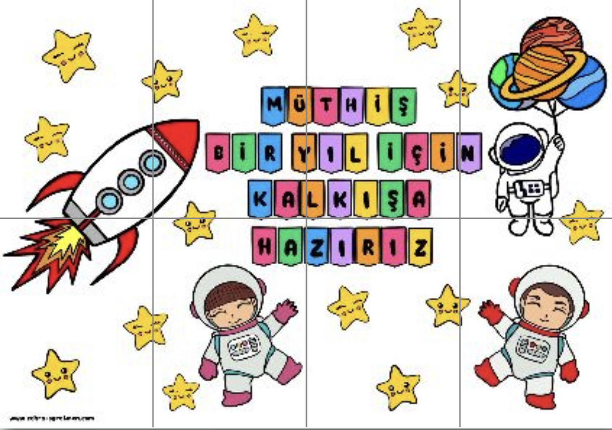 8 A4 Müthiş Bir Yıl İçin Kalkışa Hazırız ( Beyaz Arka Planlı)