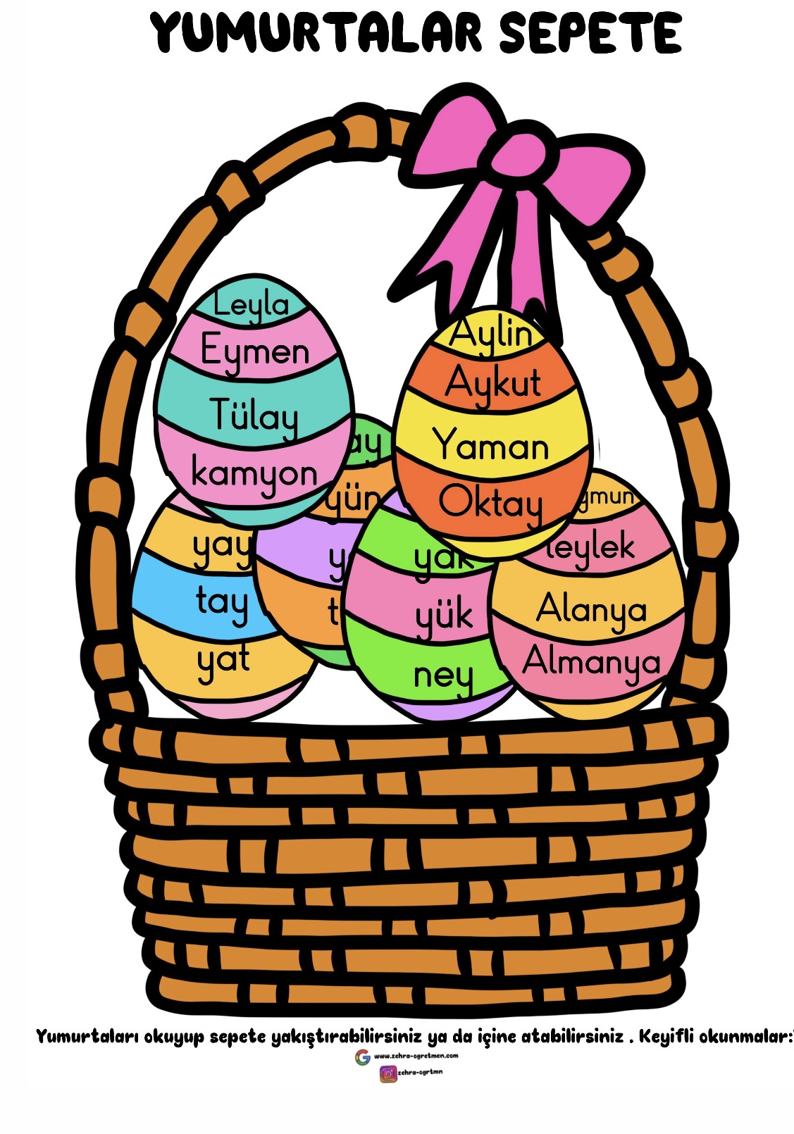 Y Sesi Yumurtalar Sepete Etkinliği