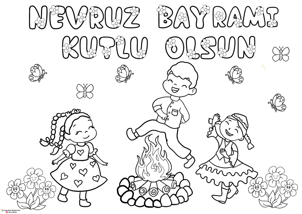 8 A4 Nevruz Bayramı Grup Boyama Çalışması