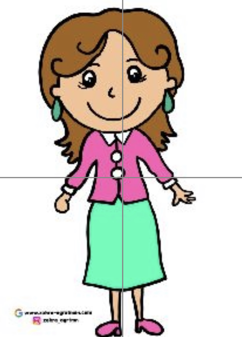 4 A4 Anne Baba Ev RENKLİ