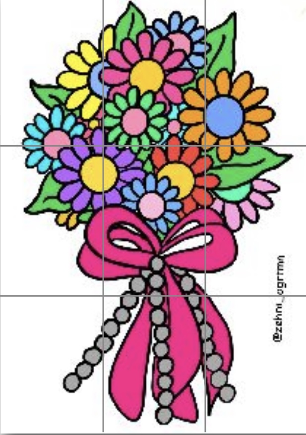 (9 a4) Kelebekli Ağaç Gövdesi ve Çiçek Buketi