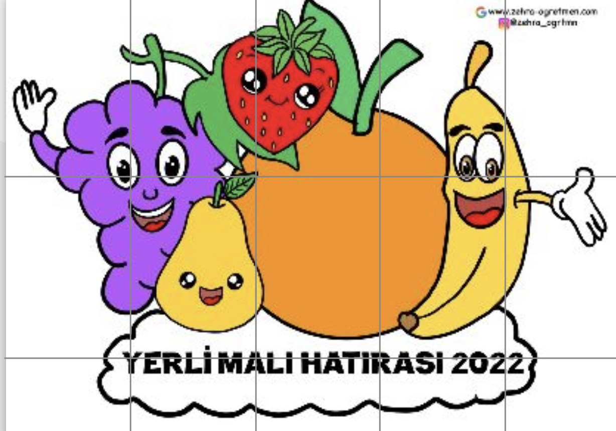 Yerli Malı Hatırası 2022 Çerçeve 1 RENKLİ (15 A4 )