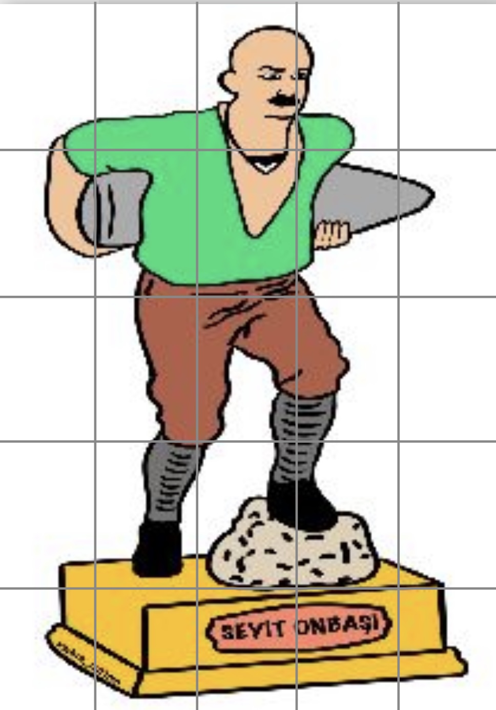 25 A4 Seyit Onbaşı Dev Poster RENKLİ