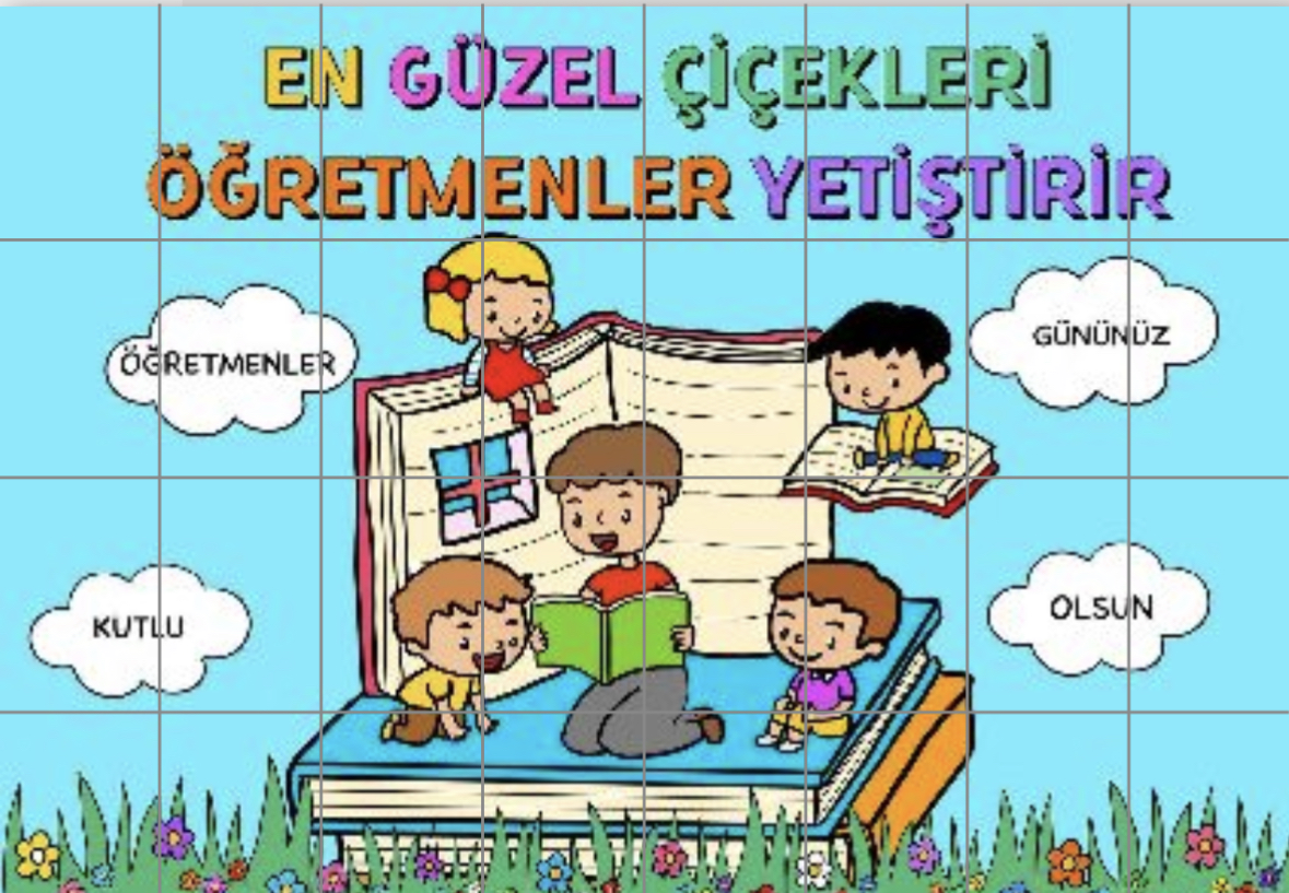 32 A4 (Erkek Öğretmen  Mavi Arka Planlı ) Pano 3 RENKLİ