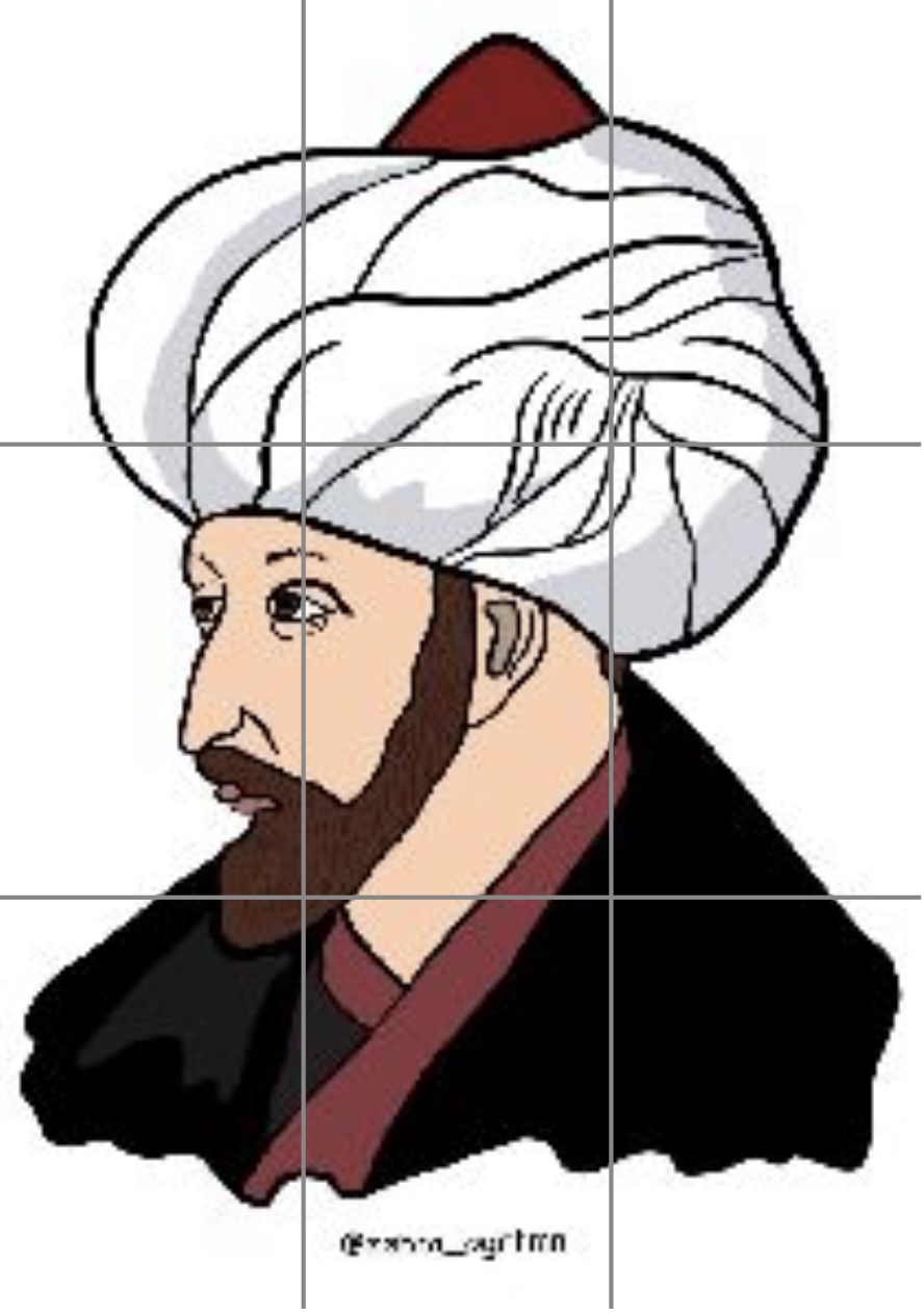 9 A4 Fatih Sultan Mehmet ( RENKLİ)