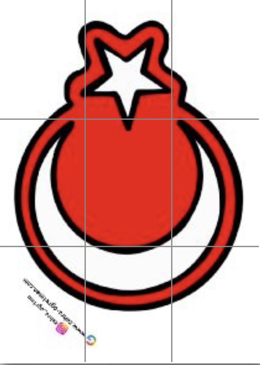 9 A4 Türk Bayrağımız RENKLİ