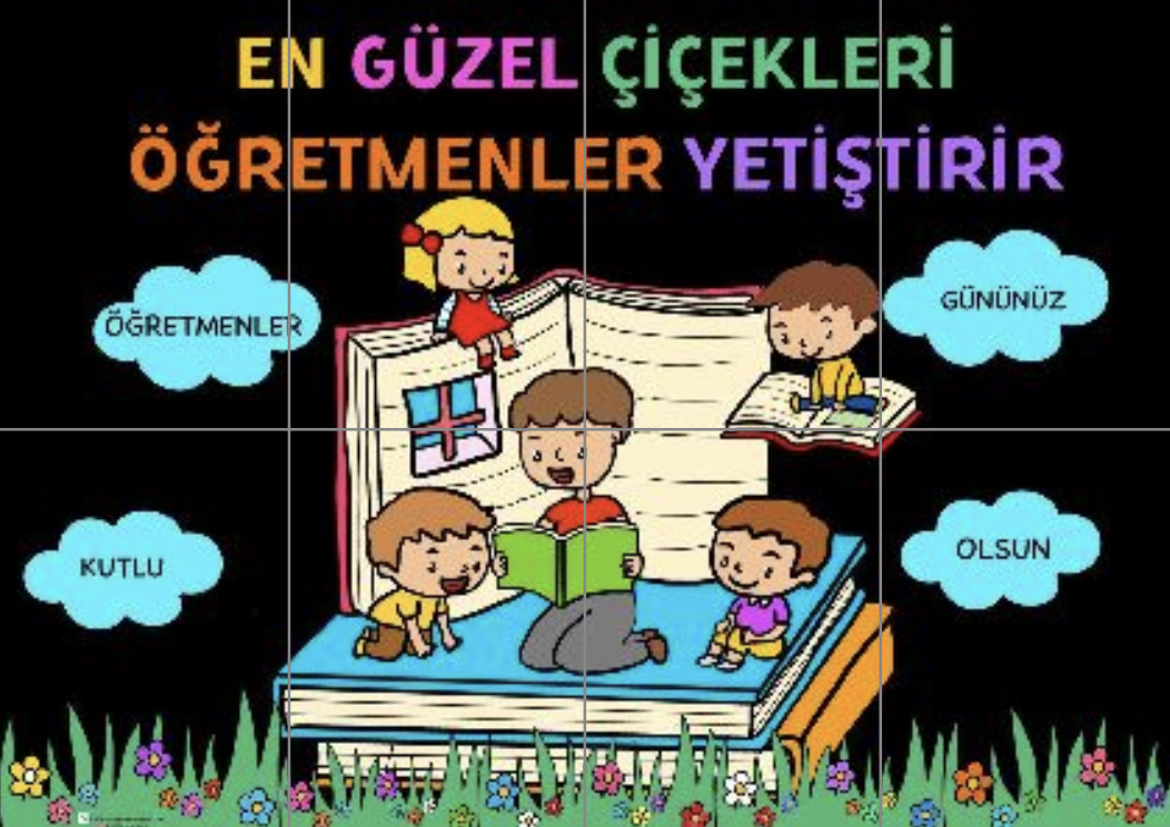 8 A4 ( Erkek Öğretmen Siyah Arka plan ) Pano 3 RENKLİ