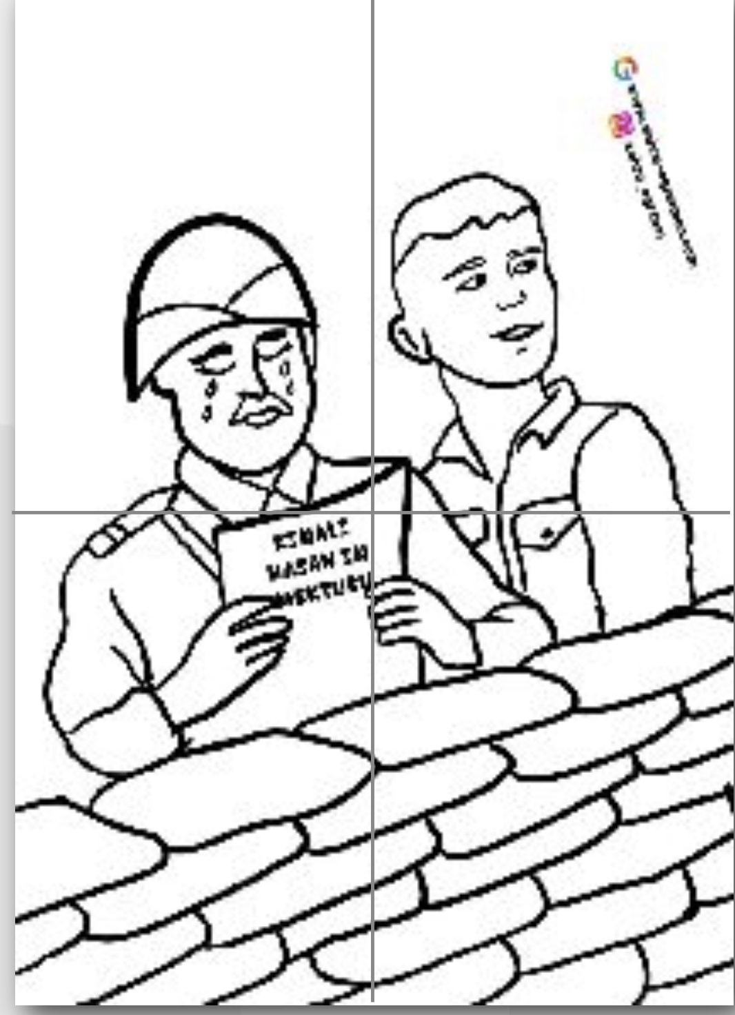 4 A4 Kınalı Hasan ve Komutanı RENKSİZ