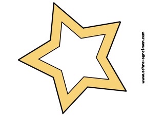 Dönemin Yıldızları Panosu Yıldızlar A4 RENKLİ